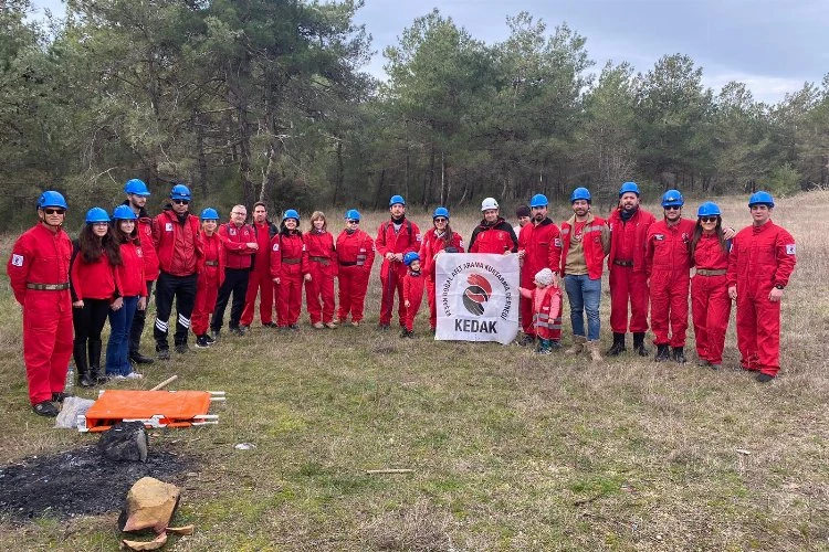 KEDAK arazi arama kurtarma tatbikatı yaptı