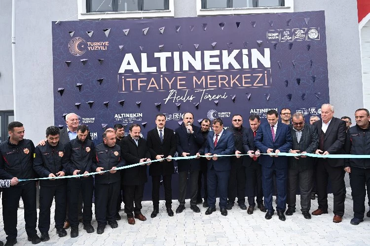 Başkan Altay itfaiye merkezi açılışına katıldı