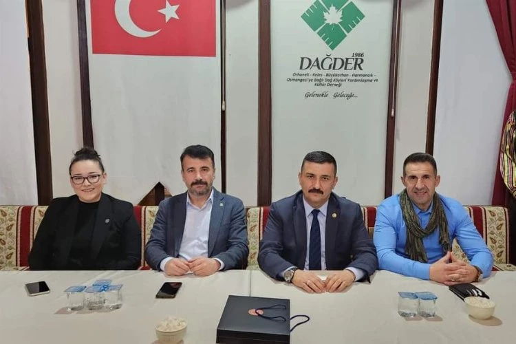 Türkoğlu ve Özeller Dağder’i ziyaret etti