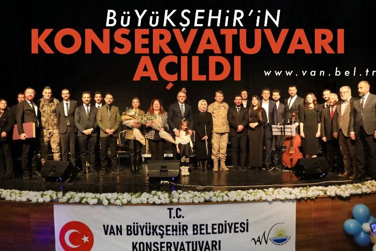 Van Büyükşehir Belediyesi Konservatuvarı açıldı