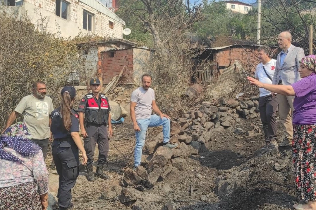 Orman yangınlarıyla ilgili hasar tespit çalışmaları sürüyor