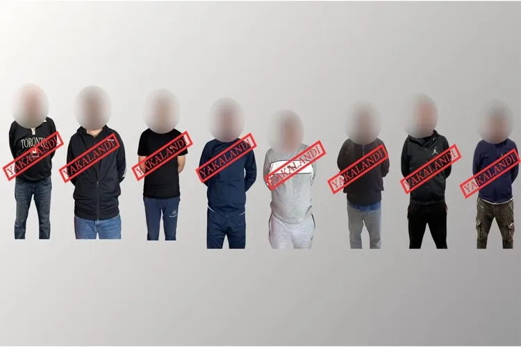 Kırmızı bültenle aranan 6 suçlu ve 2 ulusal kaçak yakalandı