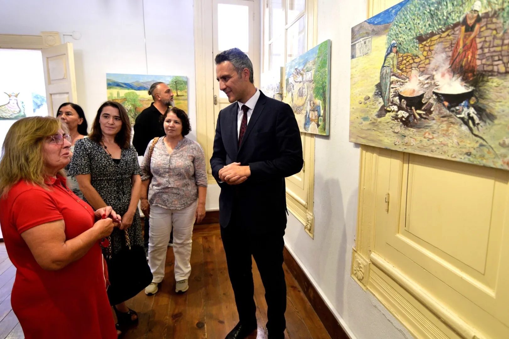 “Anadolu’dan” sergisi Bornova’da sanatseverlerle buluştu