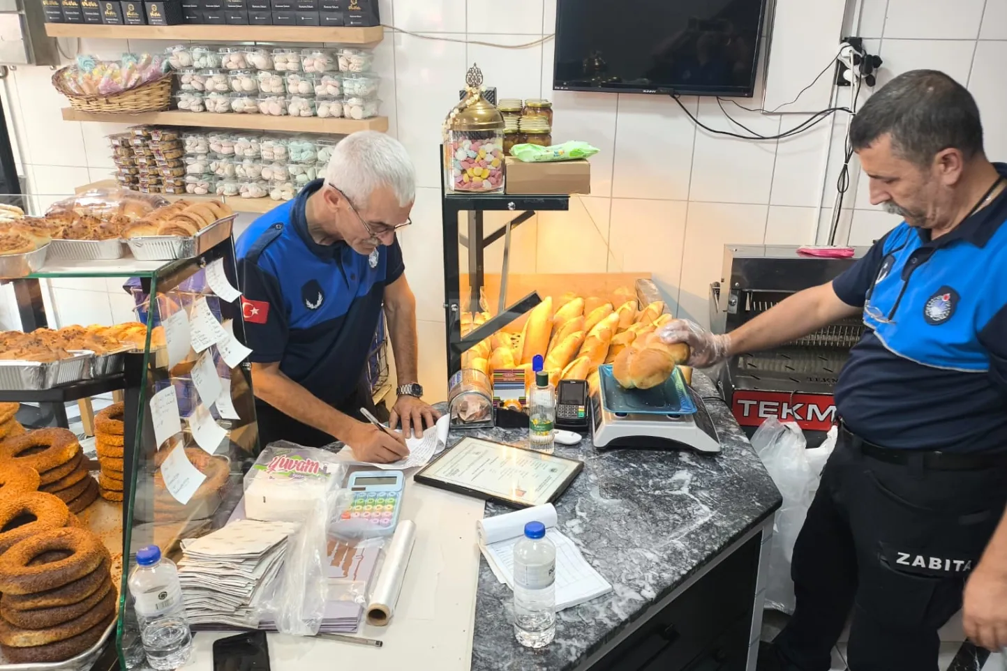 Bursa İnegöl ekmek fırınlarına denetim