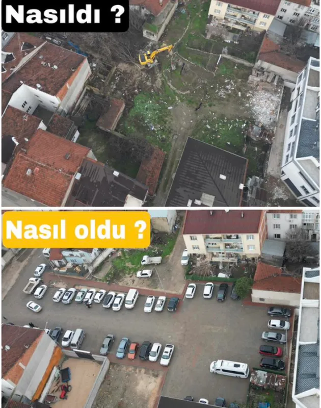 Bursa İnegöl'de 46 araçlık otopark hizmete girdi
