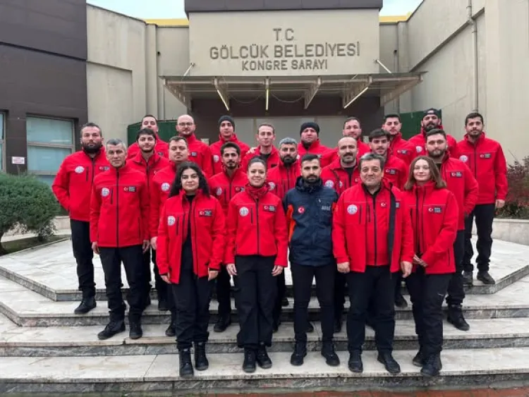 Kocaeli'de Gölcük’te afetlere hazırlık için eğitim seferberliği