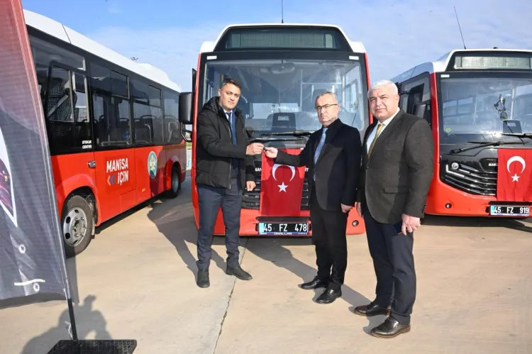 Manisa'da toplu taşımaya 12 yeni araç
