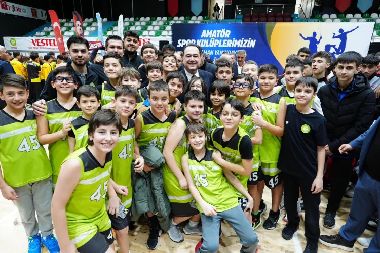 Manisa'dan amatör sporda 123 kulübe maddi destek