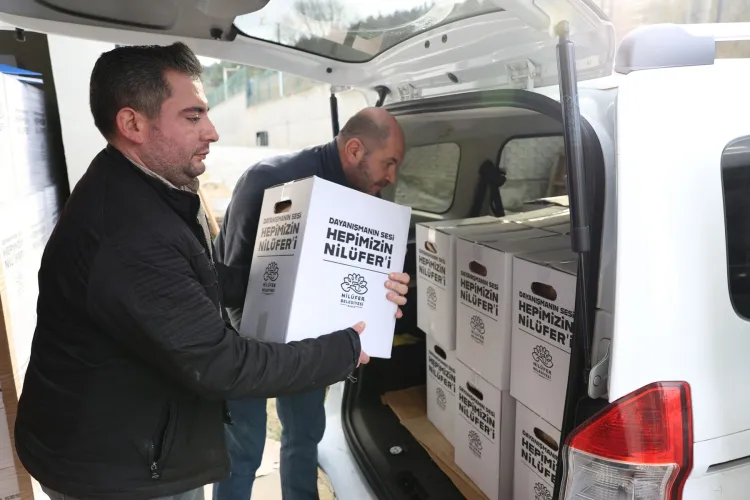 Bursa Nilüfer’de dayanışma paylaşarak artıyor