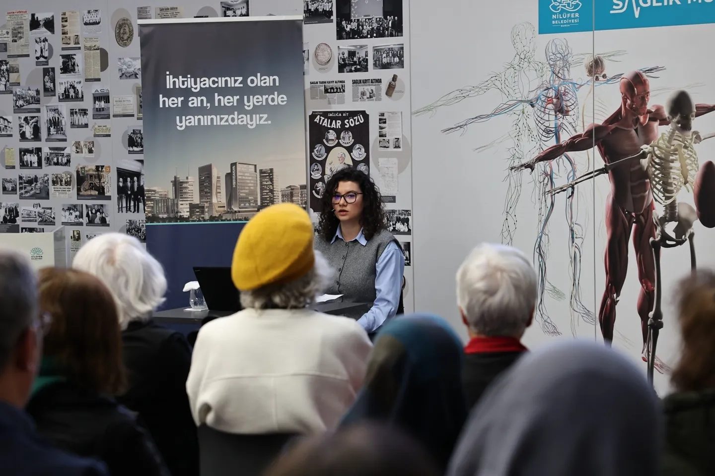 Bursa Nilüfer'de osteoporoz ve beslenme söyleşisi