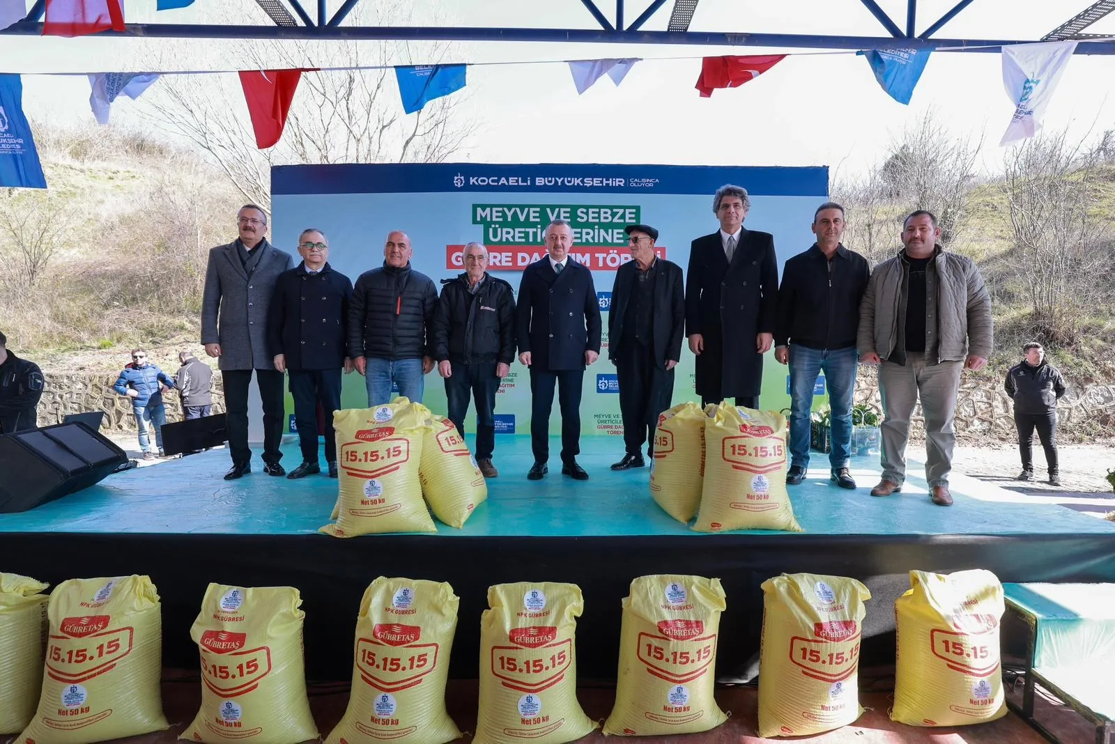 Kocaeli'de çiftçiye gübre desteği