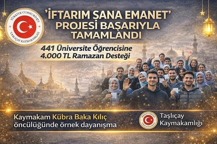 Taşlıçay’da 'İftarım Sana Emanet' başarıyla tamamlandı