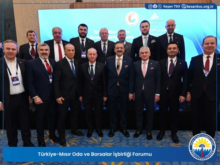 Türkiye–Mısır iş dünyası Kahire’de buluştu... Keşan ve İpsala'dan Kahire çıkarması