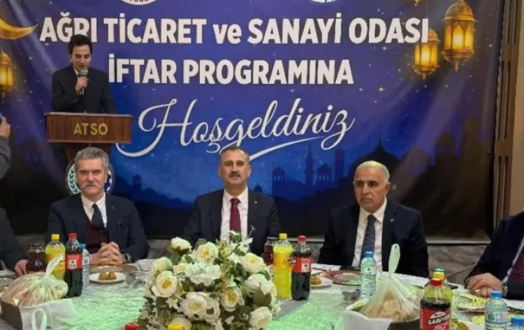 Ağrı’da iş dünyası ATSO iftarında buluştu