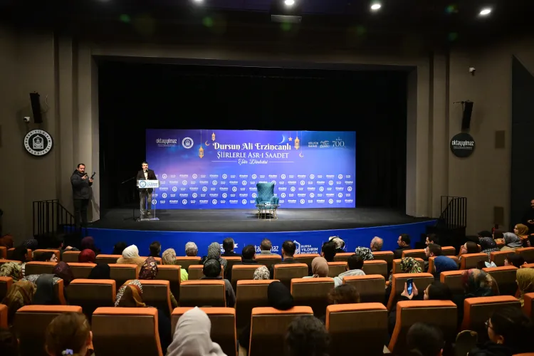 Dursun Ali Erzincanlı Bursa Yıldırım'da gönüllere dokundu