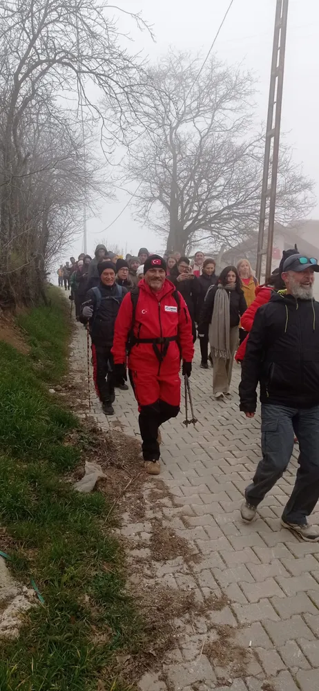 Bursa Nilüfer'den 18 Mart anısına doğa yürüyüşü