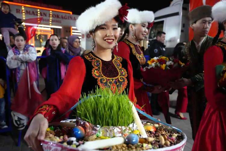 Ankara Keçiören'de bahar uluslararası karşılandı