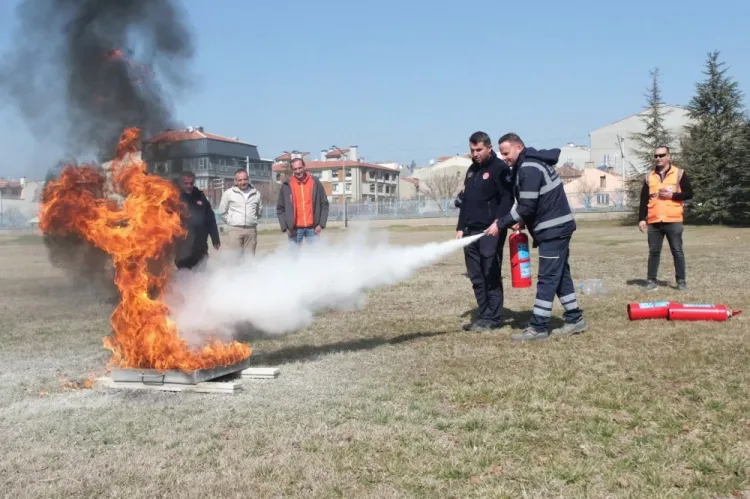 Eskişehir’de ESKİ’den afet ve acil durum eğitimi