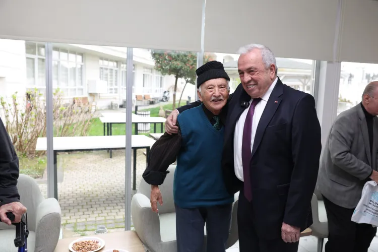 Bursa Nilüfer'de Başkan Şadi Özdemir’den vefa ziyareti