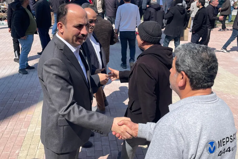 Konya'da Başkan Altay'dan Cuma buluşması