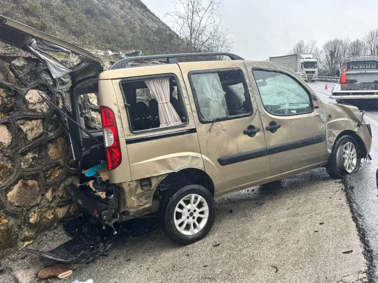 Düzce Akçakoca'da trafik kazası: 1 yaralı