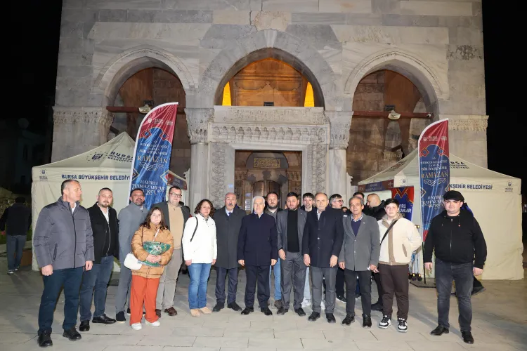 Bursa'da Başkan Bozbey İzniklilerle buluştu