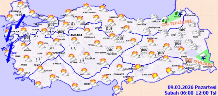Meteoroloji'den yeni haftanın ilk günü 'kuvvetli' uyarı!