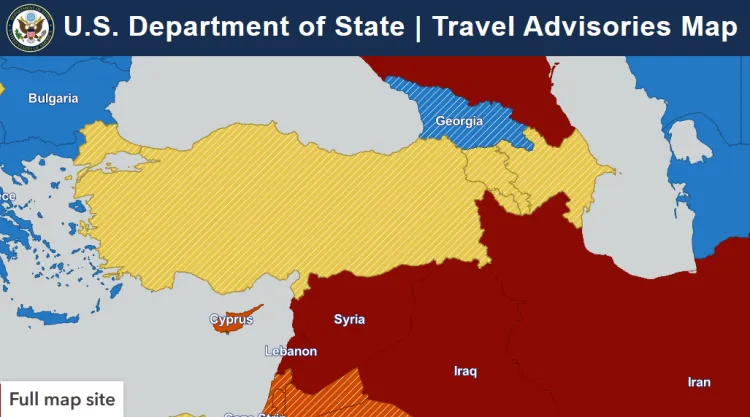 ABD'den Türkiye güneyine seyahat uyarısı!